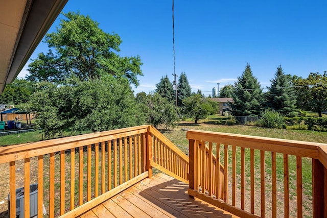 12024 E Buckeye Ave, Spokane Valley, WA 99206 - deck featuring a fenced backyard
