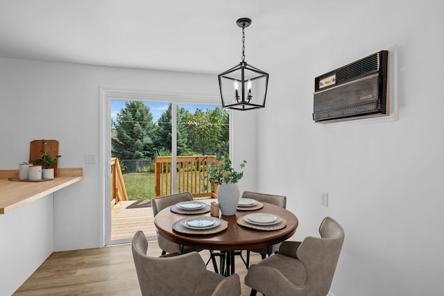 12024 E Buckeye Ave, Spokane Valley, WA 99206 - dining space featuring a chandelier and light wood finished floors