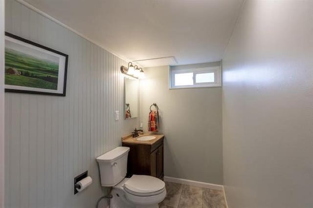 5801 N Drumheller St, Spokane, WA 99205 - bathroom with toilet and vanity