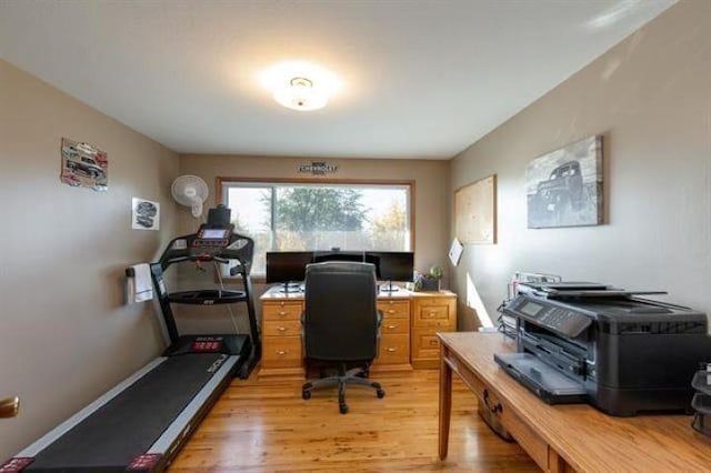 5801 N Drumheller St, Spokane, WA 99205 - office area with light wood finished floors