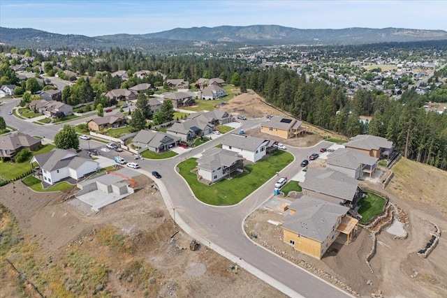 16931 E 16th Ln, Spokane Valley, WA 99037 - aerial view of property and surrounding area featuring nearby suburban area and a mountainous background