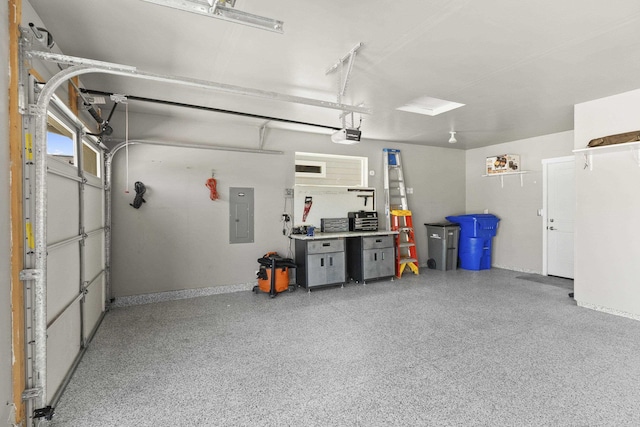 2373 N Colonial Rd, Liberty Lake, WA 99016 - garage featuring electric panel and a garage door opener