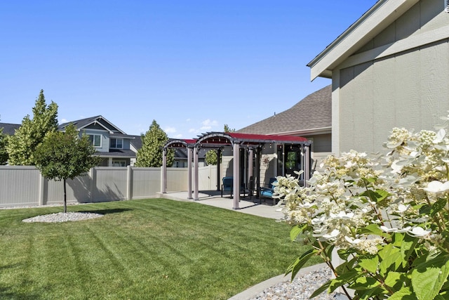 2373 N Colonial Rd, Liberty Lake, WA 99016 - view of yard featuring a pergola and a patio
