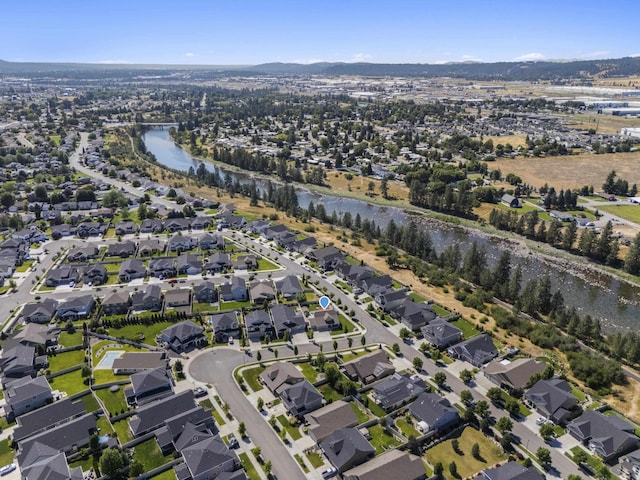 2373 N Colonial Rd, Liberty Lake, WA 99016 - aerial overview of property's location with a nearby body of water and nearby suburban area