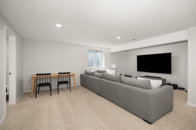 5916 S Division St, Spokane, WA 99224 - living room with recessed lighting and carpet