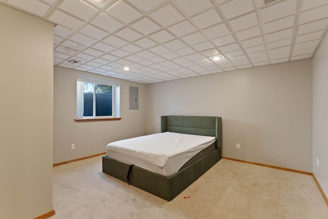 17813 N Lidgerwood St, Colbert, WA 99005 - carpeted bedroom featuring baseboards and electric panel