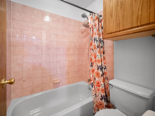 3808 S Alder Dr, Spokane, WA 99223 - full bath with toilet and shower / bath combo with shower curtain