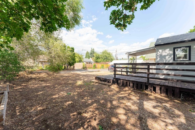1227 E Providence Ave, Spokane, WA 99207 - view of yard featuring a deck
