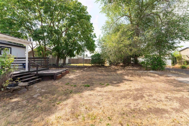 1227 E Providence Ave, Spokane, WA 99207 - view of yard with a wooden deck