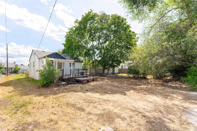 1227 E Providence Ave, Spokane, WA 99207 - view of yard featuring a wooden deck