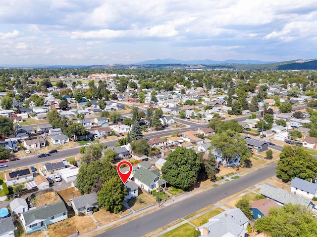1227 E Providence Ave, Spokane, WA 99207 - aerial view of residential area featuring a mountain backdrop