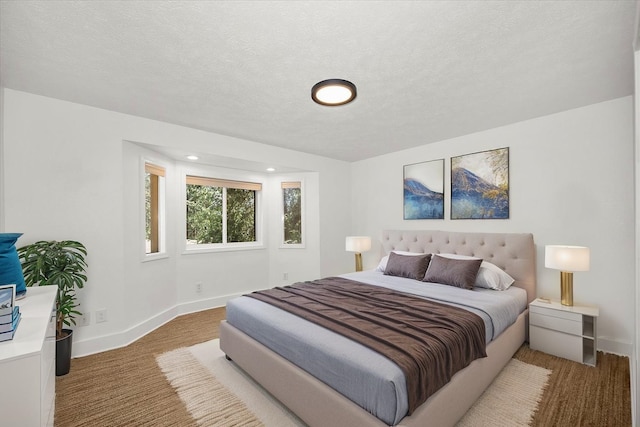 8024 E Elde Dr, Spokane, WA 99212 - carpeted bedroom featuring a textured ceiling and recessed lighting