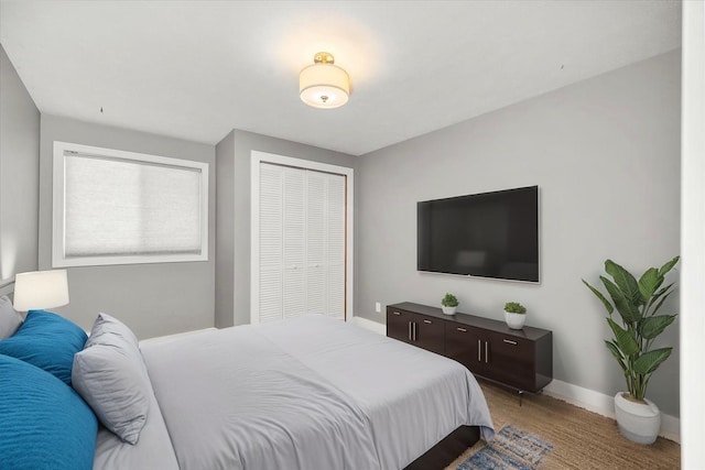 8024 E Elde Dr, Spokane, WA 99212 - bedroom with baseboards and a closet