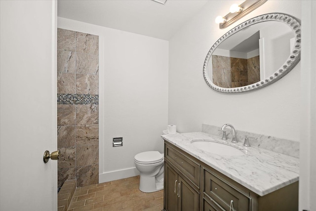 8024 E Elde Dr, Spokane, WA 99212 - bathroom featuring vanity and tiled shower