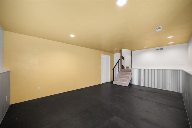8024 E Elde Dr, Spokane, WA 99212 - unfurnished room featuring stairway and recessed lighting