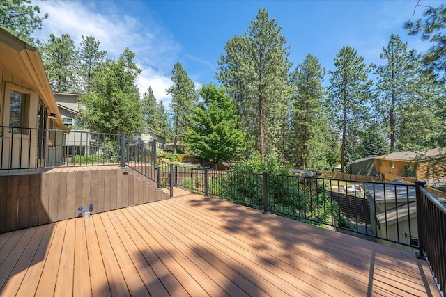 8024 E Elde Dr, Spokane, WA 99212 - view of wooden terrace