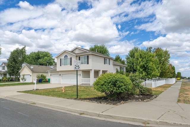 10002 W Richland Rd, Cheney, WA 99004 - view of front facade with an attached garage and concrete driveway