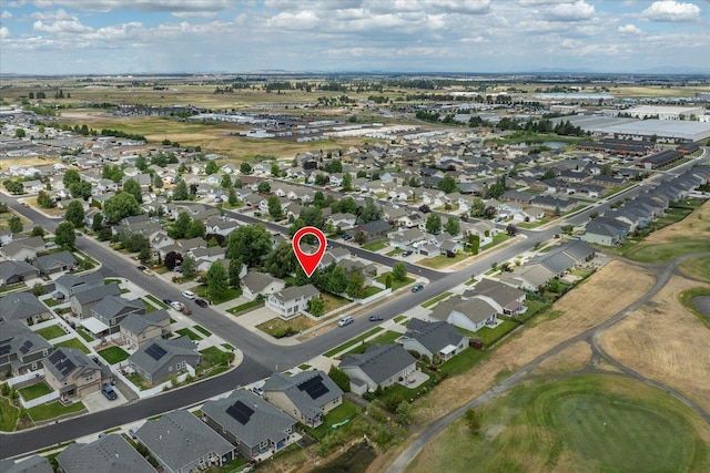 10002 W Richland Rd, Cheney, WA 99004 - aerial view of property's location with nearby suburban area and a golf course