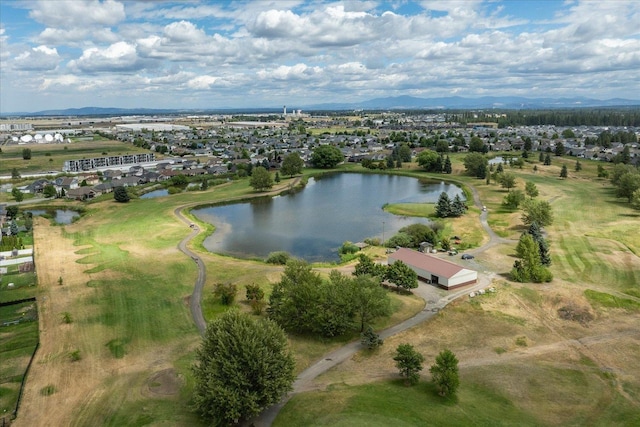 10002 W Richland Rd, Cheney, WA 99004 - aerial perspective of suburban area with a water and mountain view