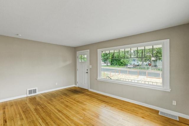 3608 E Fairview Ave, Spokane, WA 99217 - entrance foyer with baseboards and wood finished floors