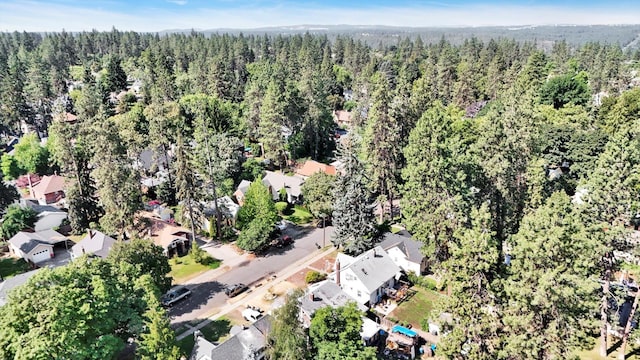452 W 26th Ave, Spokane, WA 99203 - aerial overview of property's location with a heavily wooded area