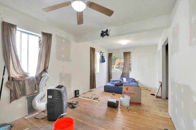 452 W 26th Ave, Spokane, WA 99203 - interior space with wood-type flooring and ceiling fan