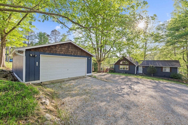 150 Possum Point Dr, Eatonton, GA 31024 - view of detached garage