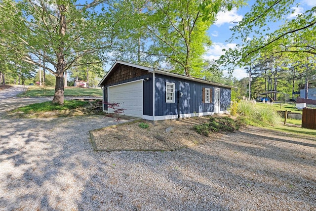 150 Possum Point Dr, Eatonton, GA 31024 - view of detached garage