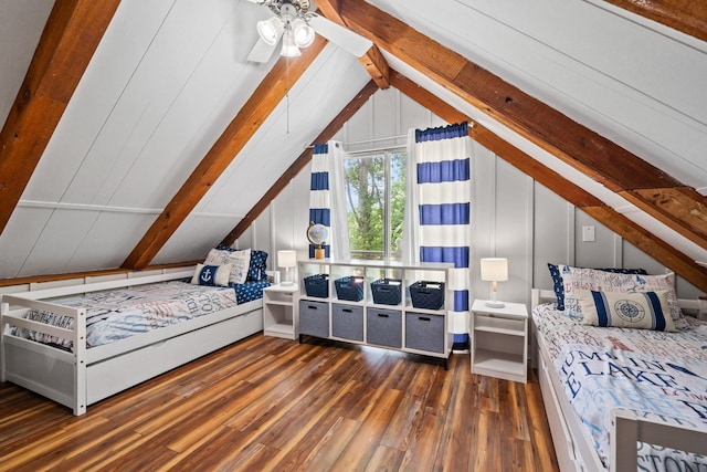 150 Possum Point Dr, Eatonton, GA 31024 - bedroom featuring hardwood / wood-style flooring and a decorative wall