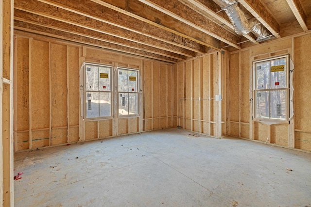 miscellaneous room featuring a wealth of natural light