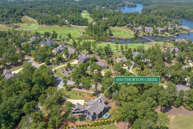 1010 Thorton Crk, Greensboro, GA 30642 - view of property location with a nearby body of water, a local golf course, and nearby suburban area