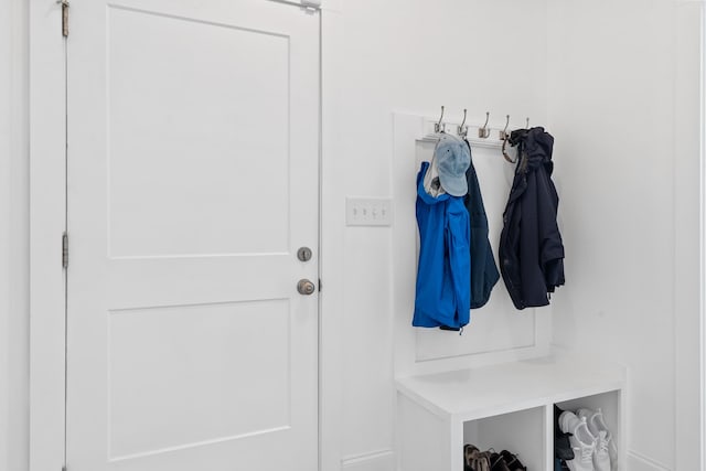 view of mudroom