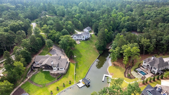 1060 Old Rock Rd, Greensboro, GA 30642 - bird's eye view of a nearby body of water and a forest