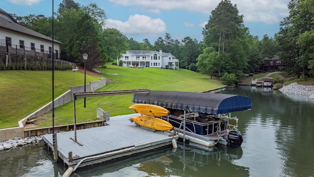 1060 Old Rock Rd, Greensboro, GA 30642 - dock area with a water view and boat lift