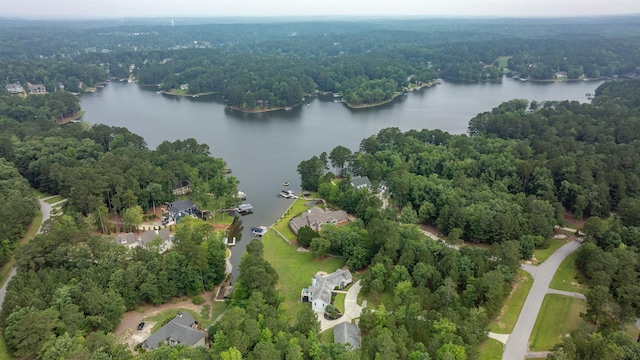 1060 Old Rock Rd, Greensboro, GA 30642 - aerial view of property's location featuring a nearby body of water and a heavily wooded area