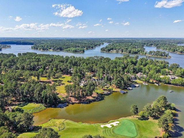 1050A Tailwater, Greensboro, GA 30642 - bird's eye view of a large body of water, a golf club, and a heavily wooded area