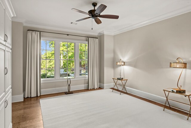2030 Linger Longer Dr, Greensboro, GA 30642 - unfurnished room featuring baseboards, visible vents, and ornamental molding