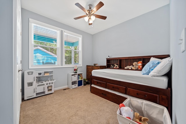 138B Little River Run, Eatonton, GA 31024 - bedroom with light colored carpet and ceiling fan