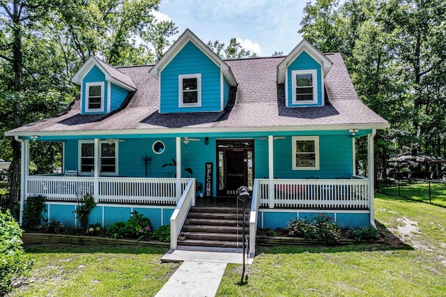 138B Little River Run, Eatonton, GA 31024 - view of front facade featuring covered porch and a shingled roof