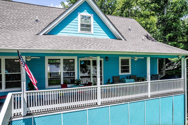 138B Little River Run, Eatonton, GA 31024 - view of pool featuring ceiling fan