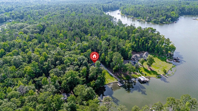 1005 Dennis St, Eatonton, GA 31024 - view of property location with a heavily wooded area and a large body of water