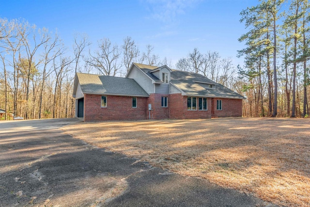 view of home's exterior featuring a garage