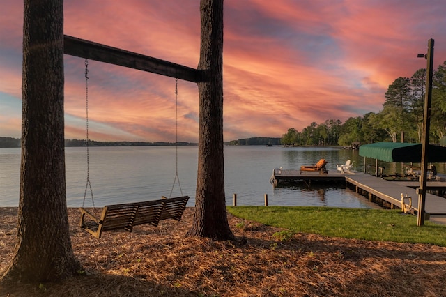 261 Reynolds Dr, Eatonton, GA 31024 - dock area featuring a water view