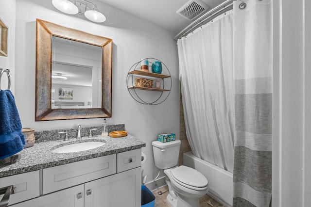 1181 Hidden Hills Cir, Greensboro, GA 30642 - full bathroom featuring vanity and shower / tub combo