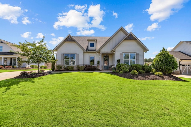 1181 Hidden Hills Cir, Greensboro, GA 30642 - craftsman-style house with board and batten siding and a front yard
