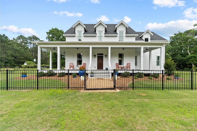 855 Jasper St, Madison, GA 30650 - farmhouse-style home with a shingled roof and covered porch