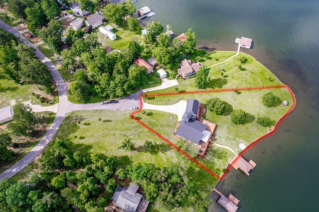32 Lily Pt, Sparta, GA 31087 - view of property location featuring property boundaries highlighted and a large body of water