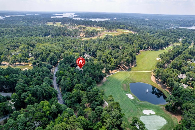 1191 Linger Longer Dr, Greensboro, GA 30642 - aerial overview of property's location featuring a large body of water and a local golf course
