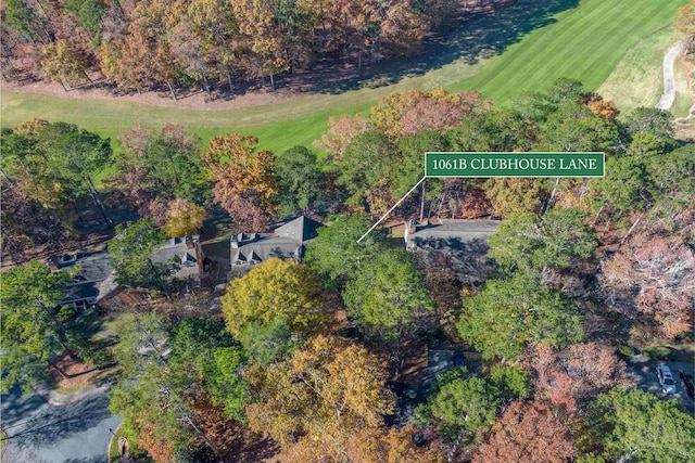 bird's eye view featuring a rural view