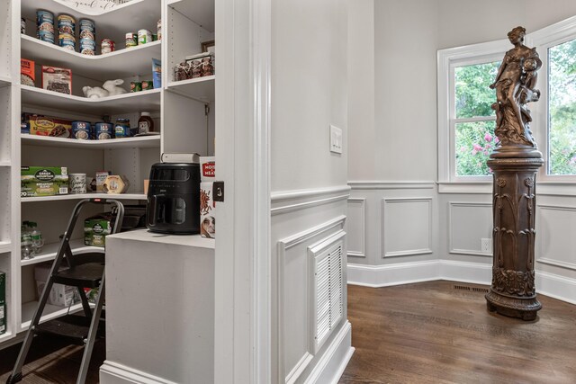 view of pantry